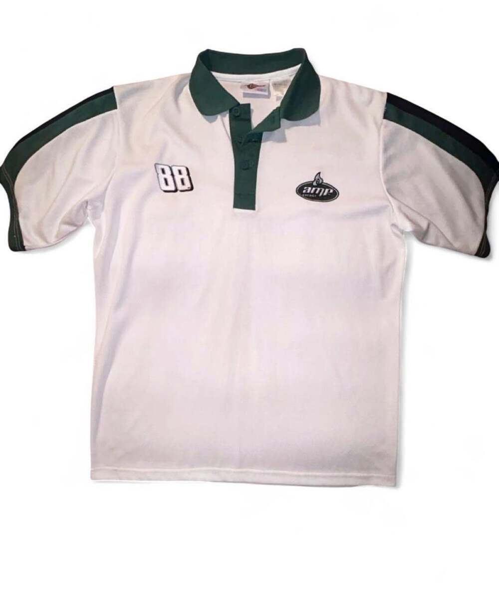 Winners Circle Amp Energy NASCAR 88 Polo Shirt Size Large